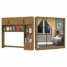 Guarda-roupa Casal Modulado 4 Portas Santiago 3 Portas Premium 5 Gaveta com Espelho - 3