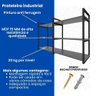 Rack Prateleira Industrial Home Parede Hack Bancada Rack Rak Branco Off White - 2
