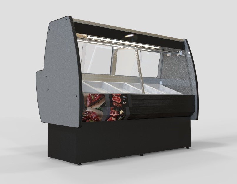 BALCAO EXPOSITOR ACOUGUE 1.80MT TENDAL INOX 220V ORMIFRIO - 5