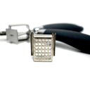 Ver imagem 4 de Espremedor de alho 20cm aço inox cabo emborrachado Gourmet