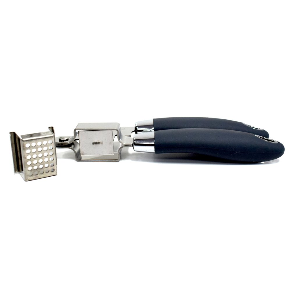 Espremedor de alho 20cm aço inox cabo emborrachado Gourmet - 5