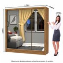 Ver imagem 6 de Guarda-Roupa Casal Modulado 5 Portas Santiago 3 Portas Premium 5 Gaveta com Espelho Marrom/Cinamomo