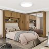 Guarda-Roupa Casal Modulado 5 Portas Santiago 3 Portas Premium 5 Gaveta com Espelho - 1