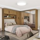 Ver imagem 1 de Guarda-Roupa Casal Modulado 5 Portas Santiago 3 Portas Premium 5 Gaveta com Espelho