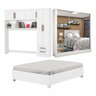 Guarda-roupa Casal Modulado 5 Portas com Cama Santiago 3 Portas Premium 5 Gaveta com Espelho - 3