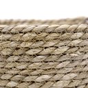 Ver imagem 4 de Cesto de Fibra Natural Seagrass Com Fundo Preto 24,5x31x33 cm - D’Rossi