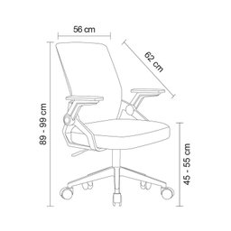 Cadeira para Escritório Diretor com Relax Office Toronto - 4