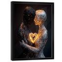 Ver imagem 1 de Quadro Decorativo Casal Fios de Metal