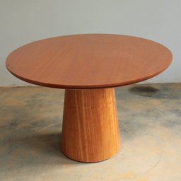 Mesa de Jantar Base Cone em Madeira Laminada Lyon - 108cm - 5