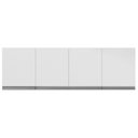 Ver imagem 1 de Armário de Cozinha Aéreo Andréia 160cm 4 Portas Branco - Desk Design