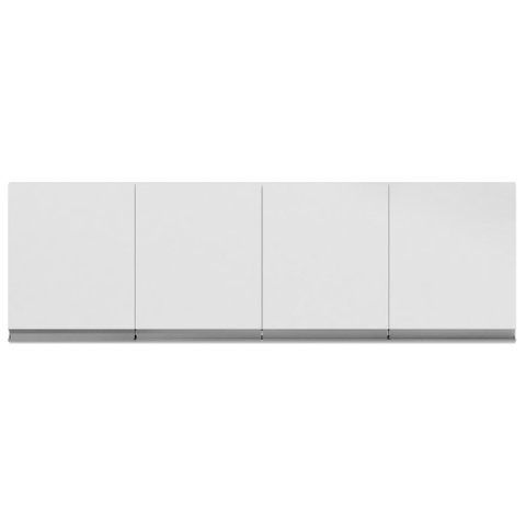 Armário de Cozinha Aéreo Andréia 160cm 4 Portas Branco - Desk Design
