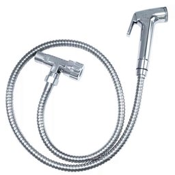 Ducha Higienica Completa Cromada Chuveirinho Mangueira Banheiro Casa Lavabo Flexivel Suporte Box - 3