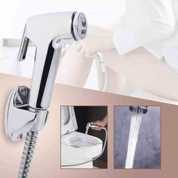 Ducha Higienica Completa Cromada Chuveirinho Mangueira Banheiro Casa Lavabo Flexivel Suporte Box - 7
