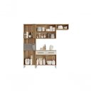Ver imagem 4 de Cozinha Compacta Juma 5 Portas 2 Gavetas MDP 210cm Off White Aramóveis
