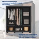 Ver imagem 6 de Guarda-Roupa 3 Portas 1 Com Espelho 2 Gavetas e Pés Amanda Espresso Móveis