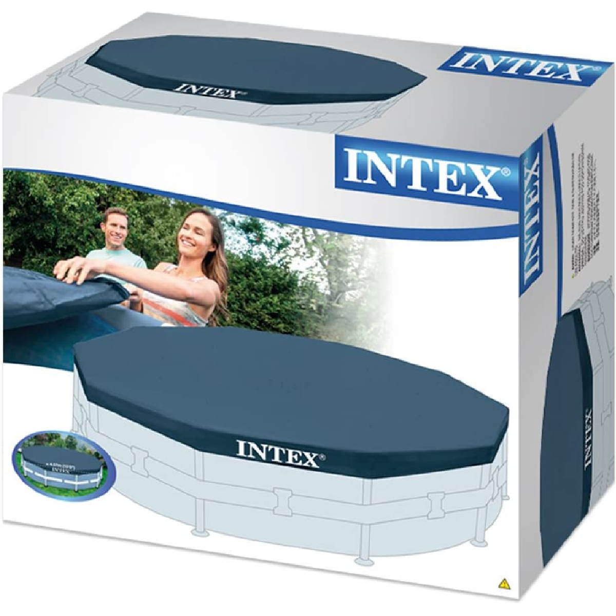 Capa Piscina Inflável Intex Estrutural 4,57m:azul - 5