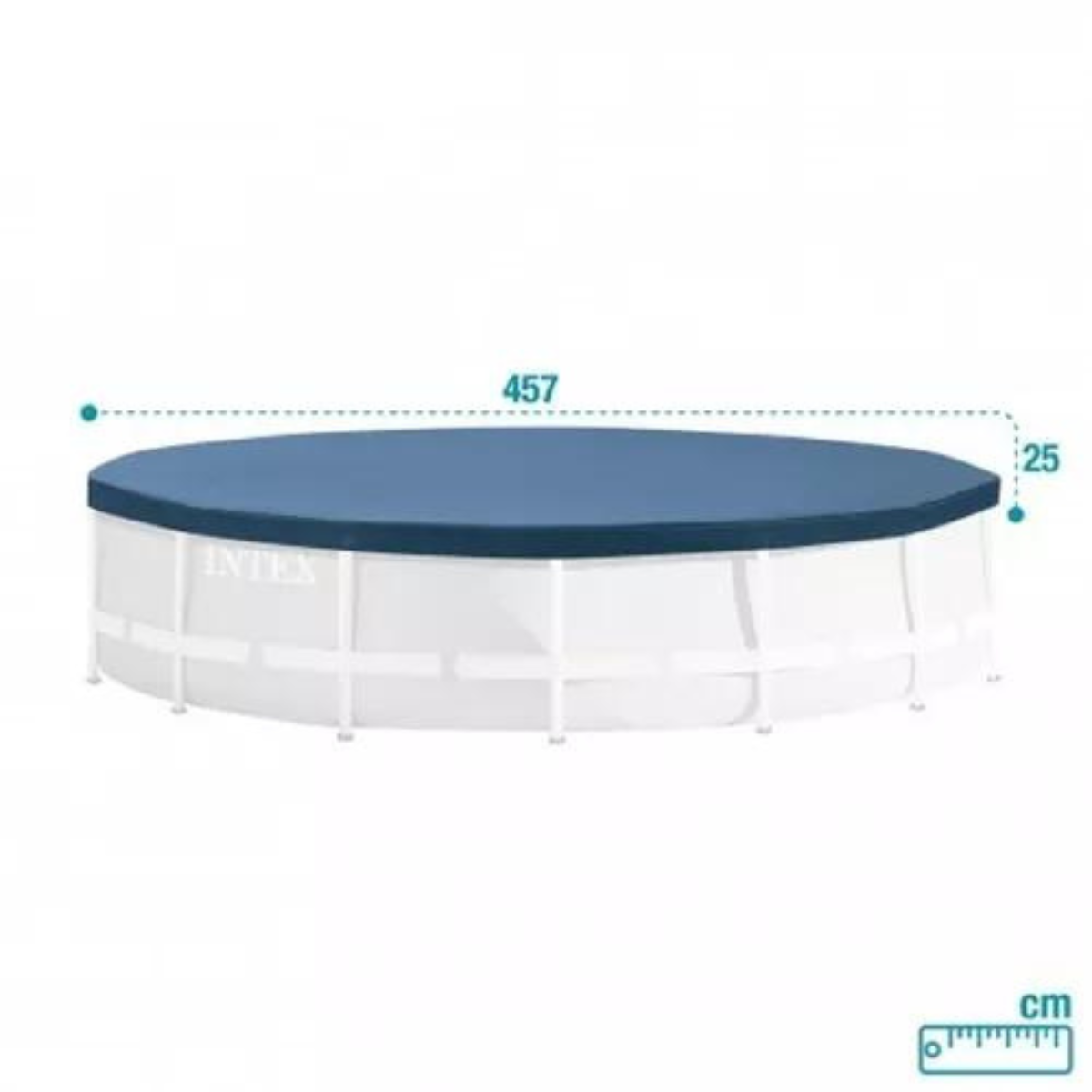 Capa Piscina Inflável Intex Estrutural 4,57m:azul - 2