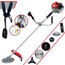 Ver imagem 3 de Roçadeira À Gasolina Anmax Cg430-p 43cc 6 em 1 C/ Carretel + Kit 4 Lâminas + Escova de Aço