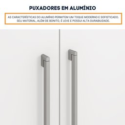 Guarda Roupa Casal 6 Portas 8 Gavetas com Espelho Portugal 270cm Espresso Móveis - 10