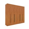 Guarda Roupa Casal 6 Portas 8 Gavetas com Espelho Portugal 270cm Espresso Móveis - 4