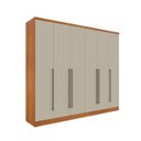 Ver imagem 4 de Guarda Roupa Casal 6 Portas 8 Gavetas com Espelho Portugal 270cm Espresso Móveis