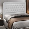 Cabeceira Queen Cama Box 160x128cm Turquesa Corano Branco DC - 8