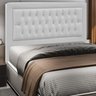Cabeceira Queen Cama Box 160x128cm Turquesa Corano Branco DC - 1