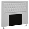 Cabeceira Queen Cama Box 160x128cm Turquesa Corano Branco DC - 2