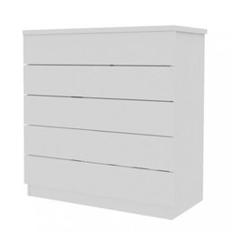 Guarda-roupa 6 Portas Portugal e Comoda 5 Gavetas Premium Espresso Móveis - 14