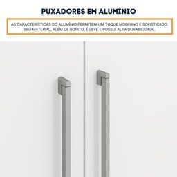 Guarda-roupa 6 Portas Portugal e Comoda 5 Gavetas Premium Espresso Móveis - 10