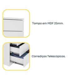Guarda-roupa 6 Portas Portugal e Comoda 5 Gavetas Premium Espresso Móveis - 16