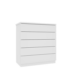Guarda-roupa 6 Portas Portugal e Comoda 5 Gavetas Premium Espresso Móveis - 14