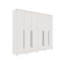 Ver imagem 4 de Guarda-roupa 6 Portas Portugal e Comoda 5 Gavetas Premium com Pés Espresso Móveis