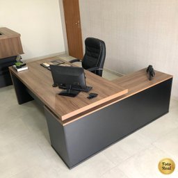 Mesa para Escritório em L com Caixa de Tomada Tamburato Estação Diretoria - 16