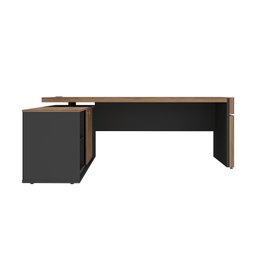 Mesa para Escritório em L com Caixa de Tomada Tamburato Estação Diretoria - 7
