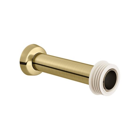 Tubo de Ligação para Bacia Sanitária Docol Chroma 626372 25cm Ouro Escovado
