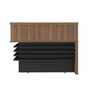 Ver imagem 4 de Balcão de Atendimento para Escritório/Recepção em L - Elegante e Funcional 1,47x1,47m Artany