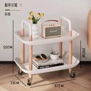 Ver imagem 3 de Carrinho Organizador Multiuso 2 Prateleiras