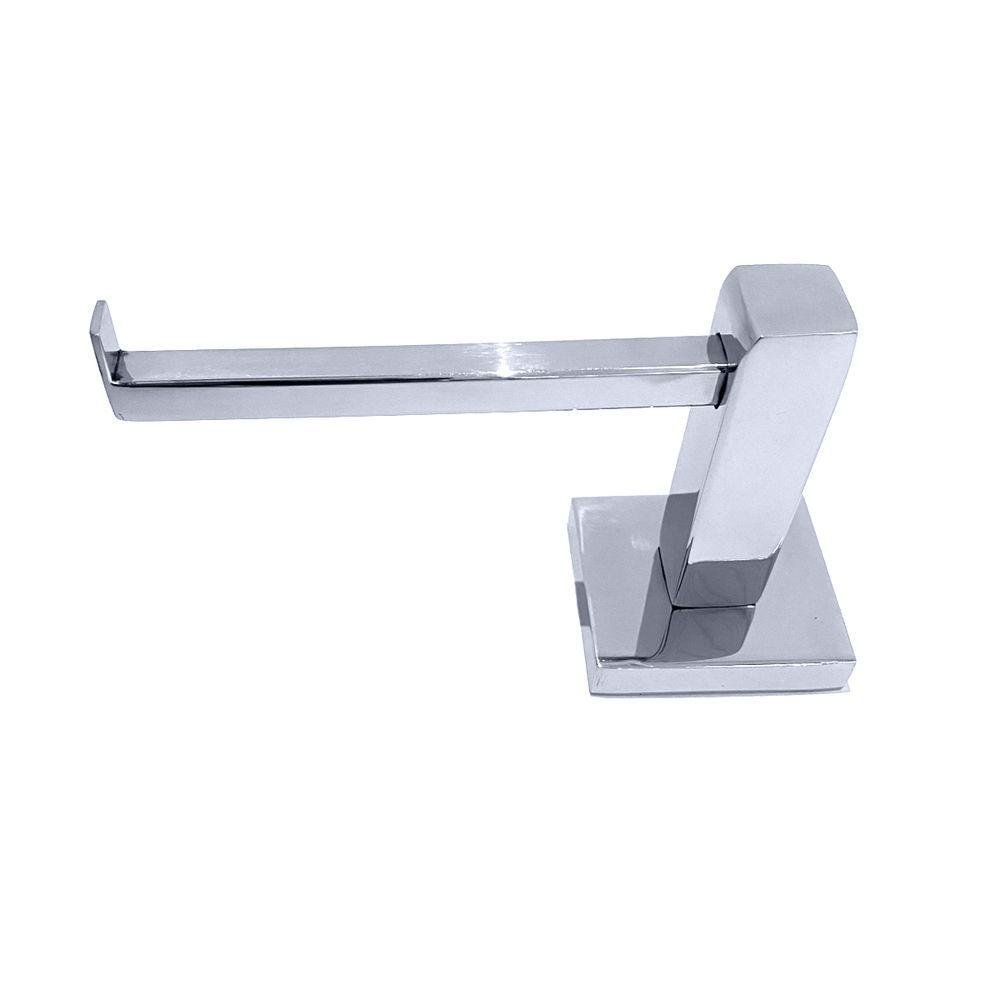 Papeleira Porta Papel Higiênico Suporte Simples Aço Inox - 4