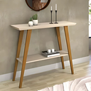 Ver imagem 4 de Aparador Buffet Monaco Entrada Catinho Café Pé Madeira:off White