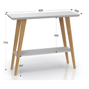 Ver imagem 5 de Aparador Buffet Monaco Entrada Catinho Café Pé Madeira:off White