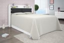 Ver imagem 6 de Cabeceira Box Zenit Casal Queen Branco Preto