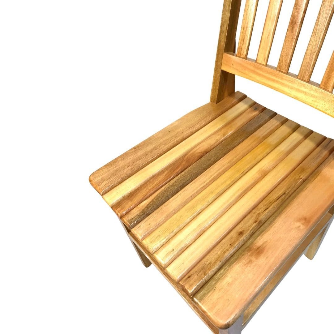 Kit 8 Cadeiras Ana Hickmann Bege De Madeira Maciça Natural - 3