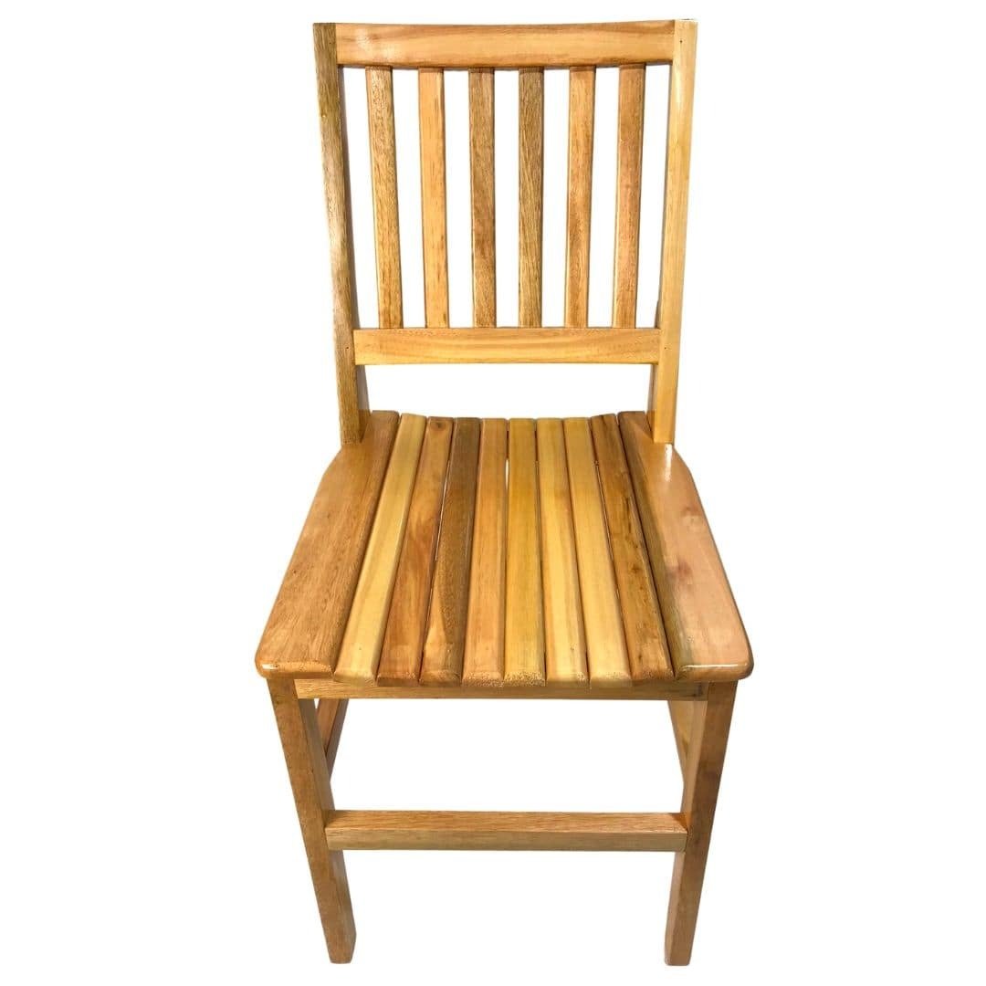 Kit 8 Cadeiras Ana Hickmann Bege De Madeira Maciça Natural - 2