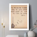 Ver imagem 2 de Quadro Decorativo o Primeiro Passo 45x34cm:moldura Preta