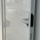 Ver imagem 4 de Porta Lambril Ripado de Aluminio Branco com Maçaneta Linha 25 - 210x80 Esquerda