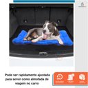 Ver imagem 6 de Colchonete para Cachorro Gato Caminha Pet Impermeável 60x90 Azul