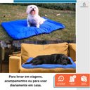 Ver imagem 7 de Colchonete para Cachorro Gato Caminha Pet Impermeável 60x90 Azul