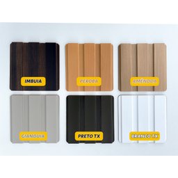 Painel Ripado Versátil: 01 unid.90x27cm larg. Talatto Painéis Preto TX - 2