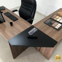 Ver mais imagens de Conexão para Mesas Y37 , Formato em L , Tamburato